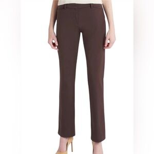41 Hawthorn | Straight Leg Mid Rise Stretch Pants | 4 | 31” inseam